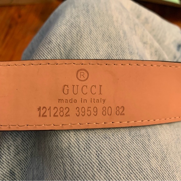 Gucci GG Supreme Monogram Blooms Interlocking G buckle hip or waist belt XL - Picture 6 of 14